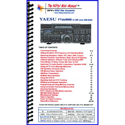 Manuel d'instructions pour Yaesu FTDX5000